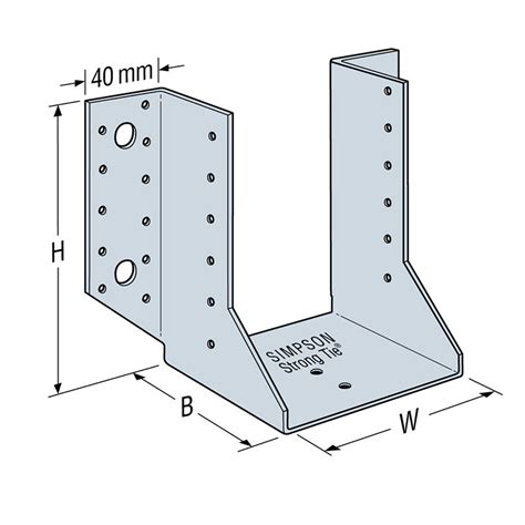 heavy duty joist hangers|joist hanger size chart.